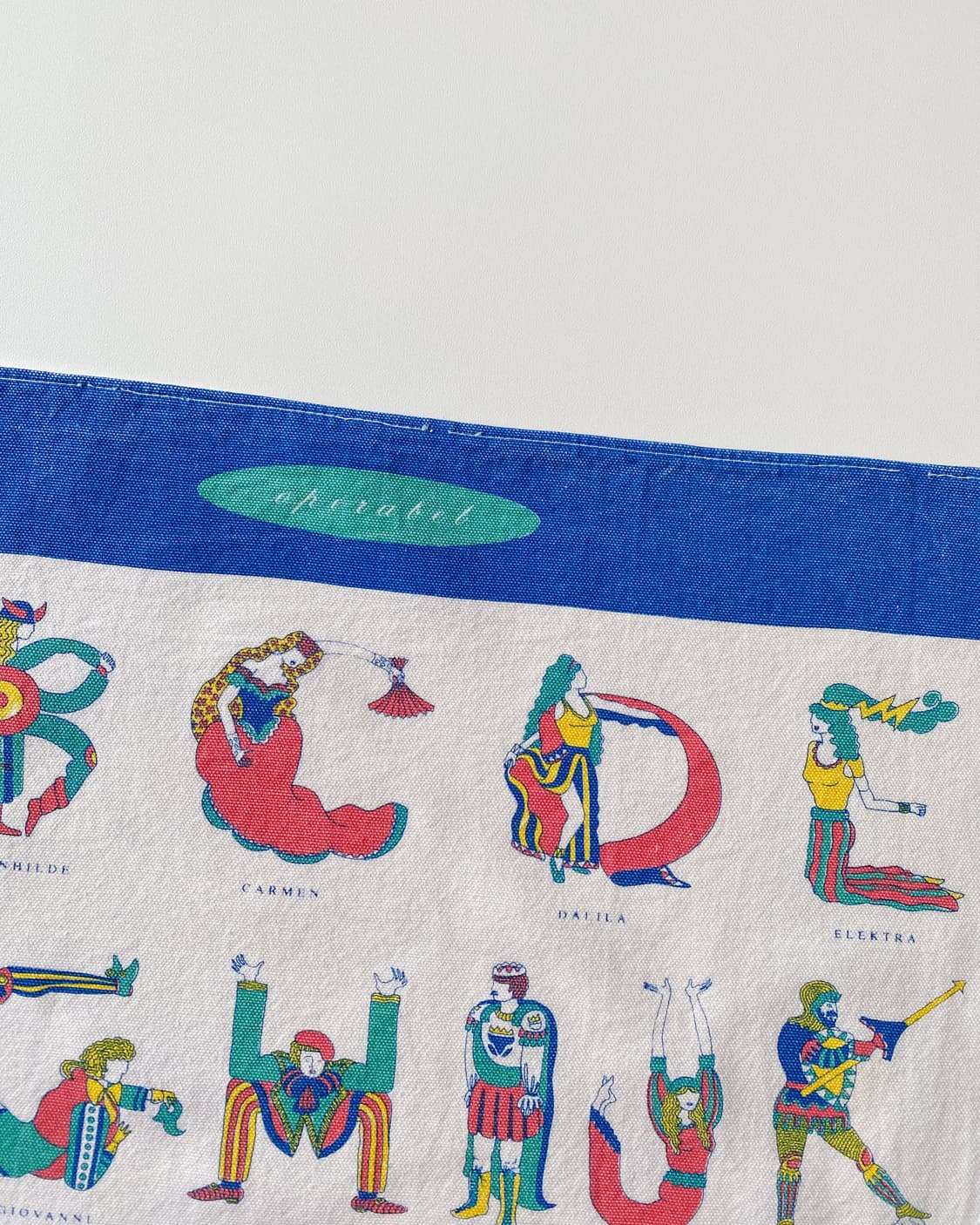 유럽 빈티지 패브릭 (Alphabet) 상품이미지8
