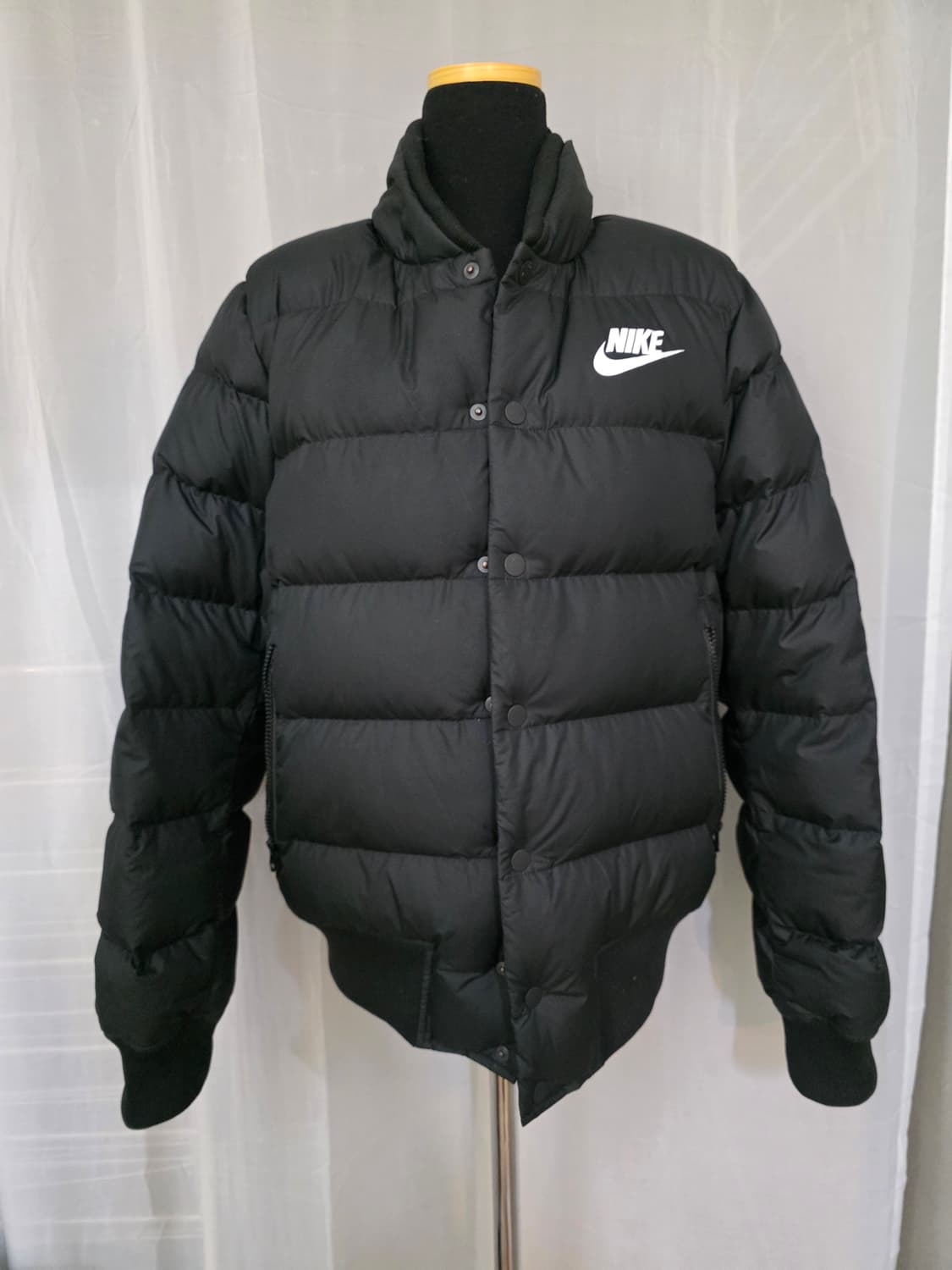 1회착용.S)나이키 다운 숏패딩 점퍼.오리털 점퍼.경량패딩 상품이미지1