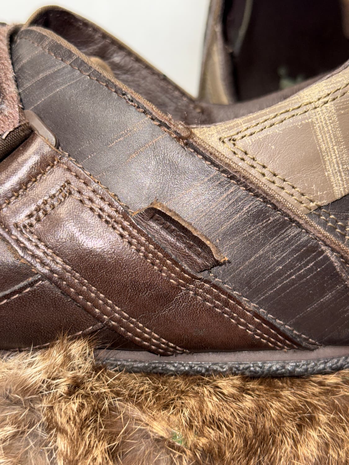 DIESEL leather strap rubber sole loafers 상품이미지7