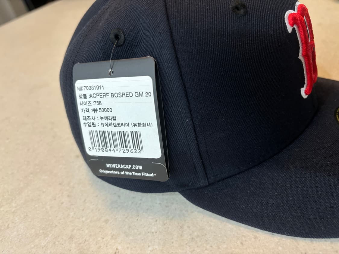 뉴에라 보스턴 캡 7 5/8 상품이미지2
