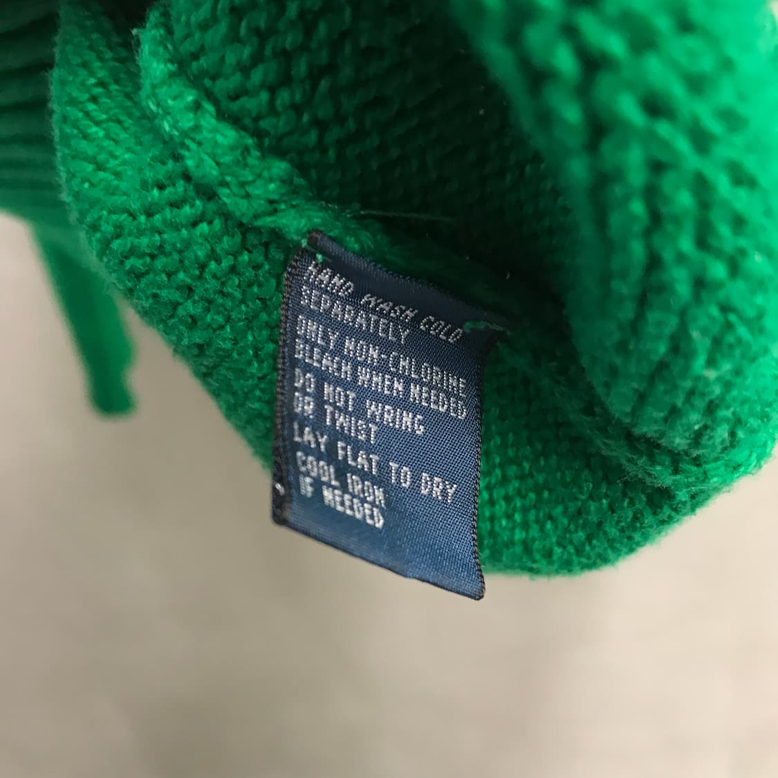 폴로 랄프로렌 니트 그린 XL 상품이미지6