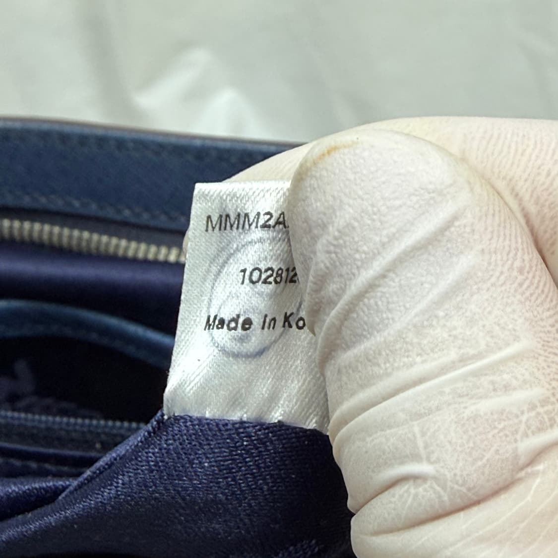 (OS) MCM 메신저백 블루 상품이미지8