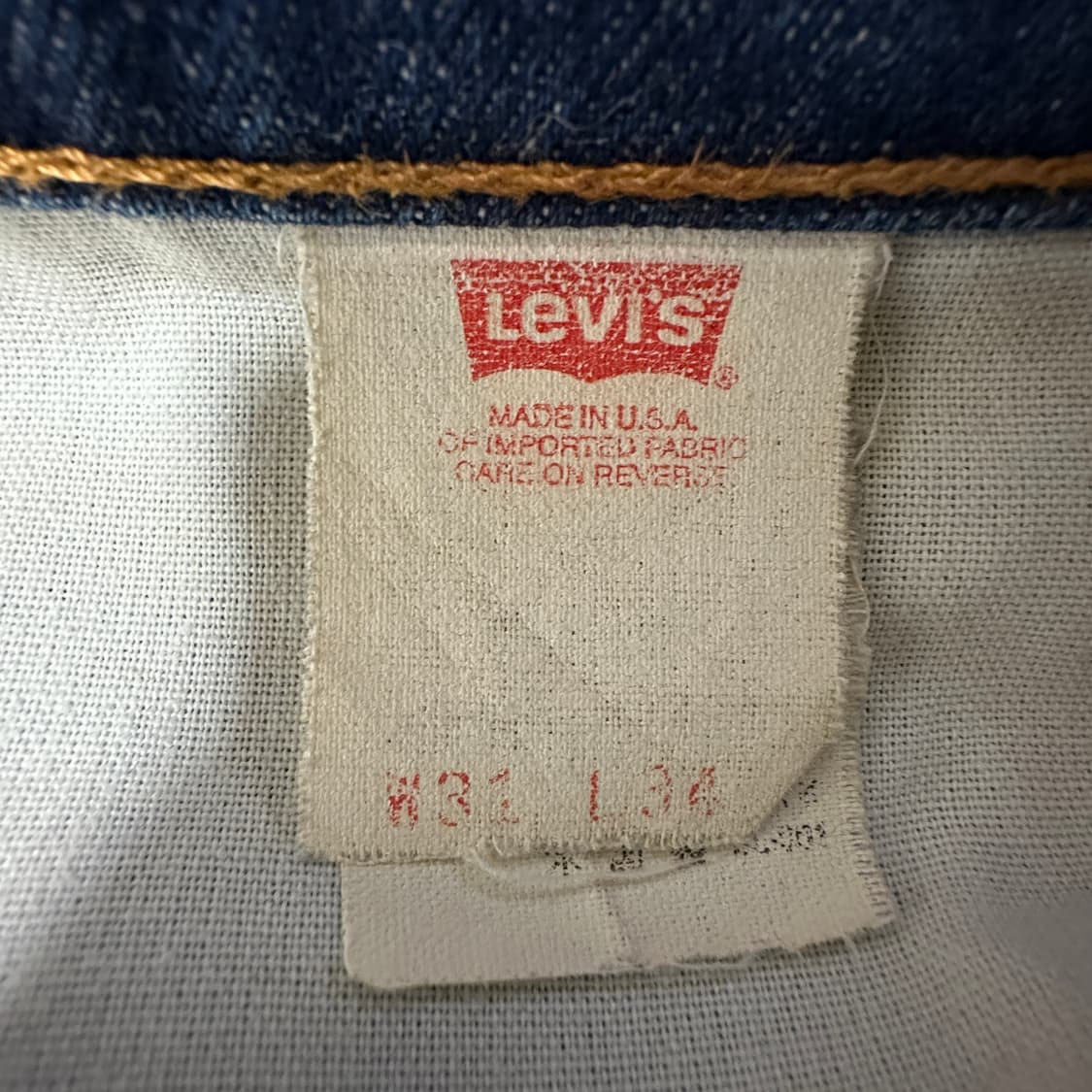 LEVI'S 510 90's usa made vintage jeans 상품이미지7