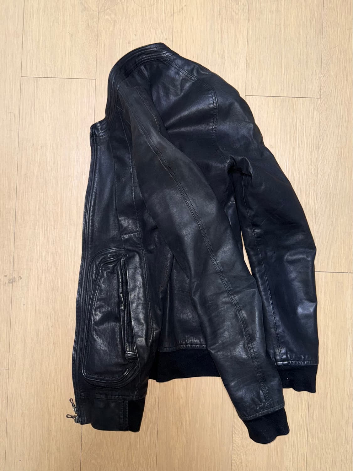 Julius 12aw calf skin 레더 자켓 상품이미지2