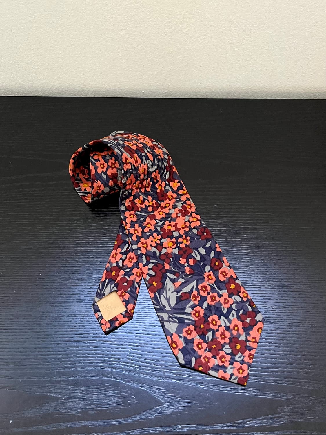 90‘s 입생로랑 플라워 타이 상품이미지3