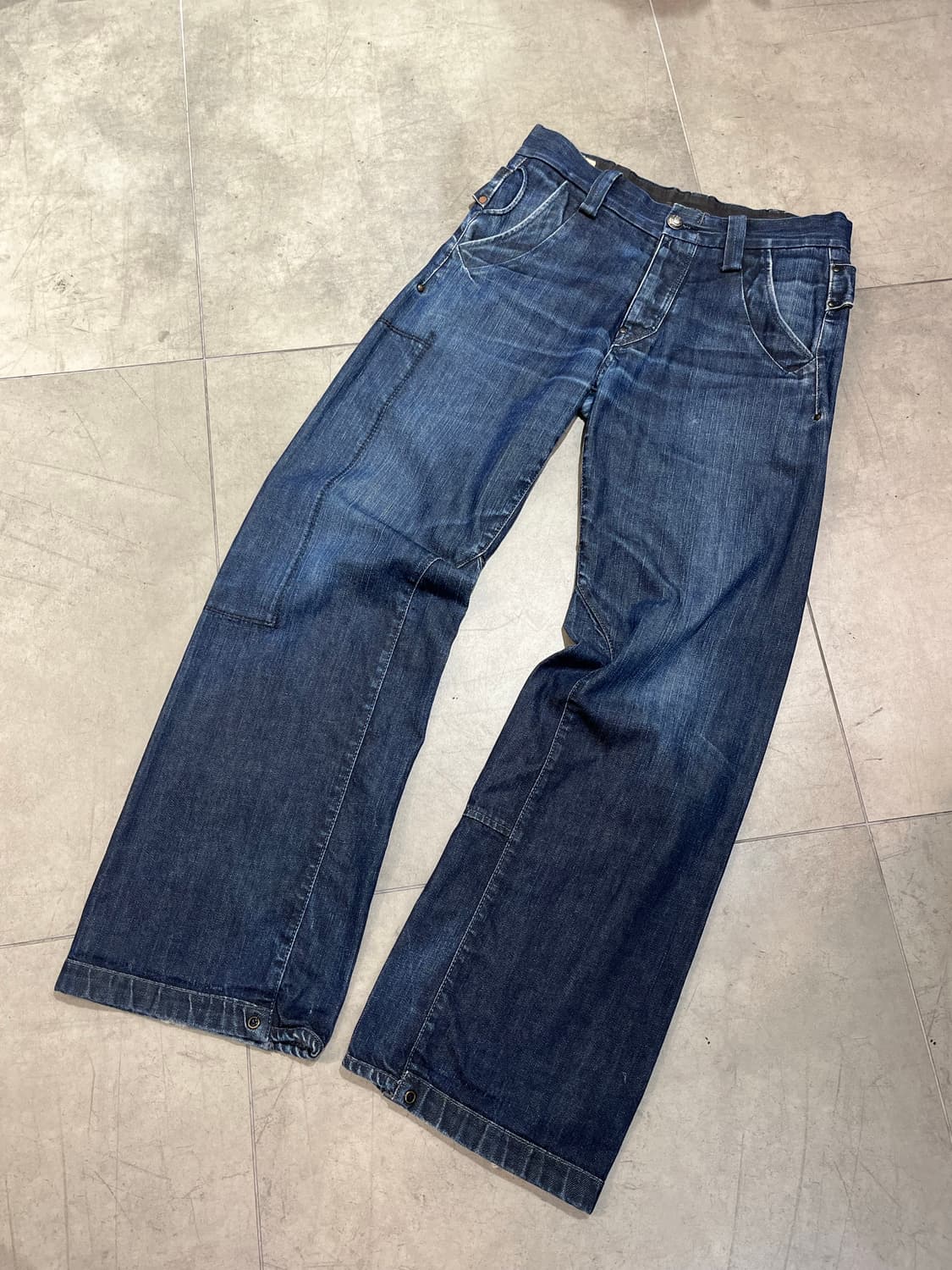 G-Star Raw 락펑크 버클 와이드 데님 팬츠  상품이미지5