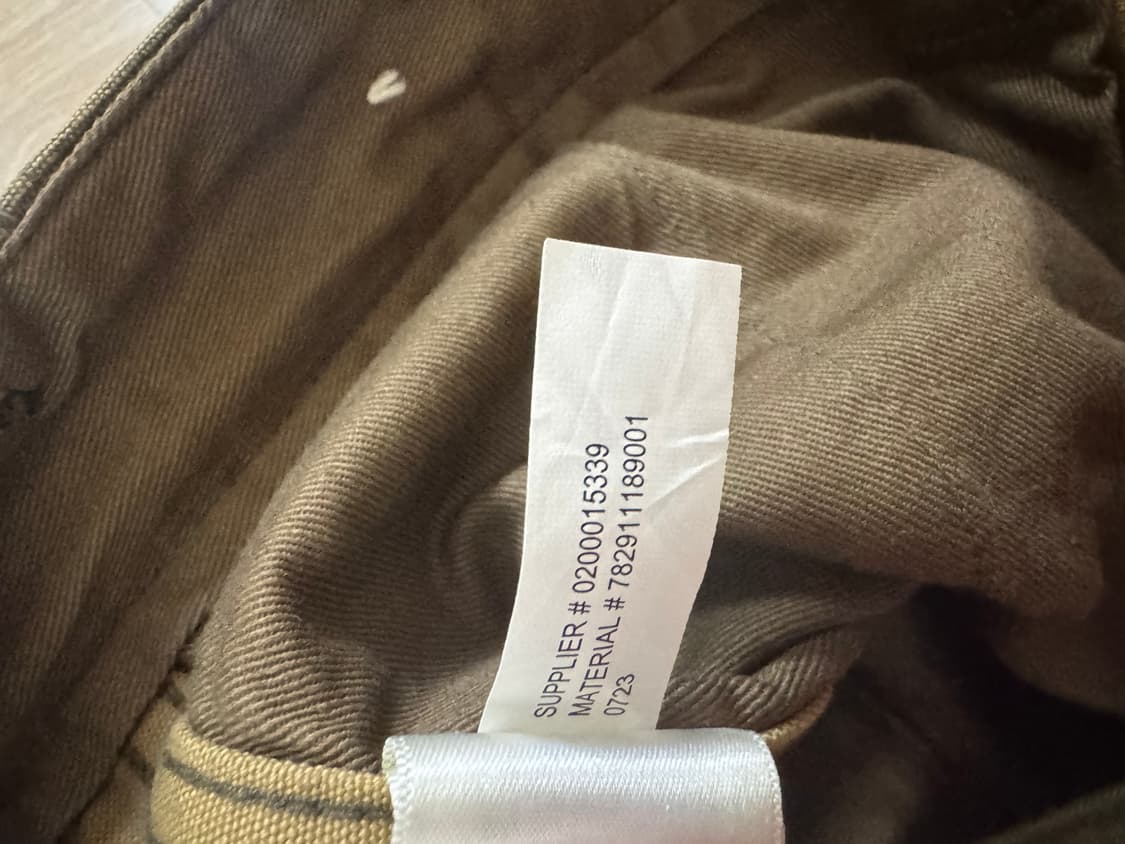 33/34 RRL 더블알엘 스트레이트핏 캔버스 유틸리티 포켓 카고 팬츠 상품이미지5