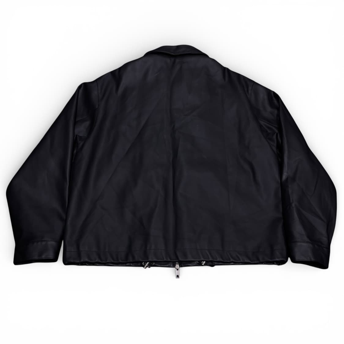 L 라퍼지스토어 블랙 투웨이 레더자켓 상품이미지2