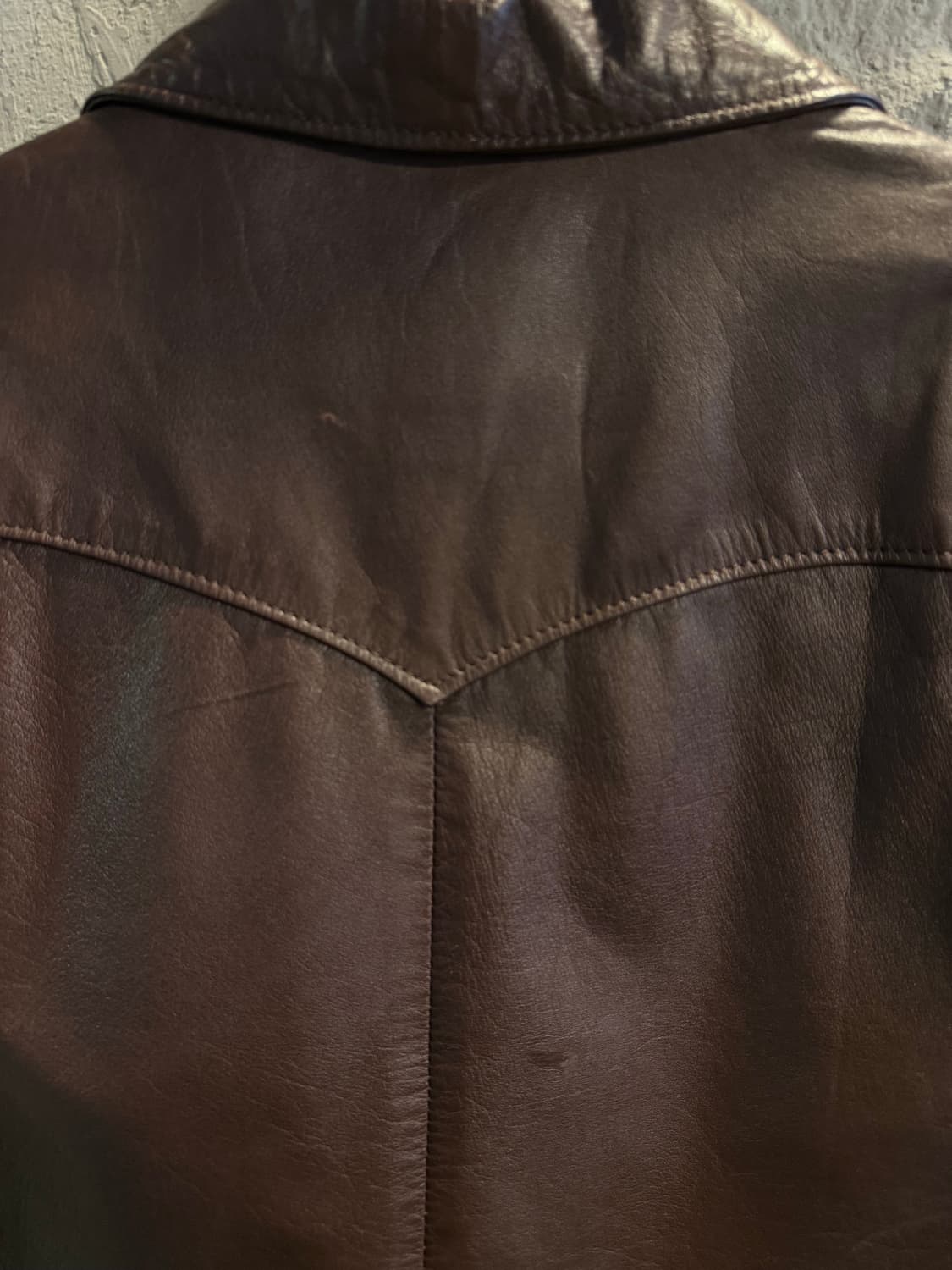 M OCEANIA 스페인 양가죽 2버튼 테일러드 자켓 브라운 상품이미지7