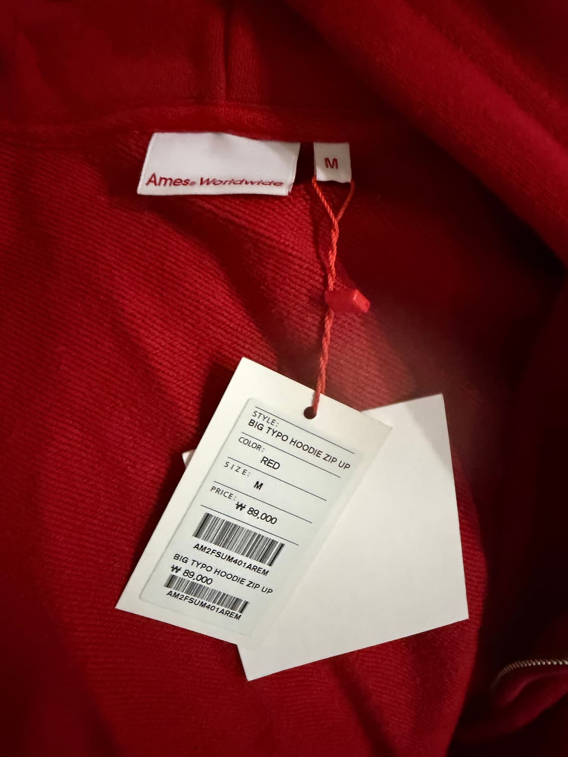 아메스 빅타이포 후드집업 M 상품이미지2