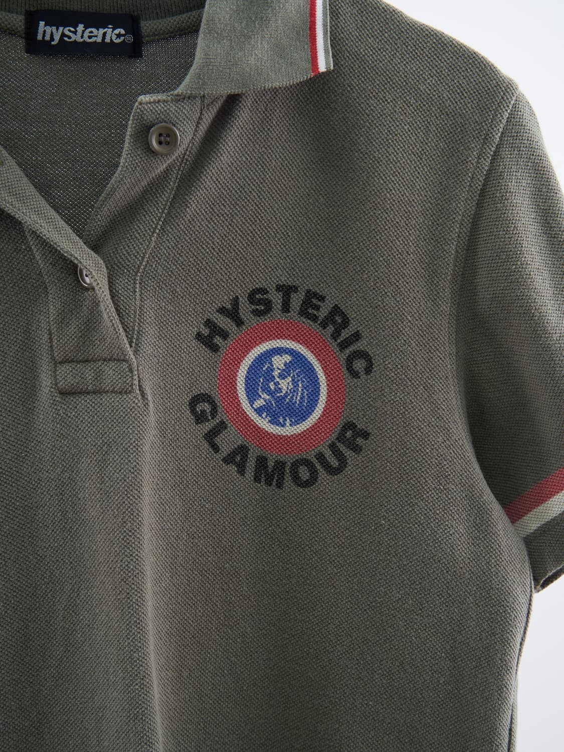 Hysteric Glamour 빅로고 카라 반팔티 상품이미지6