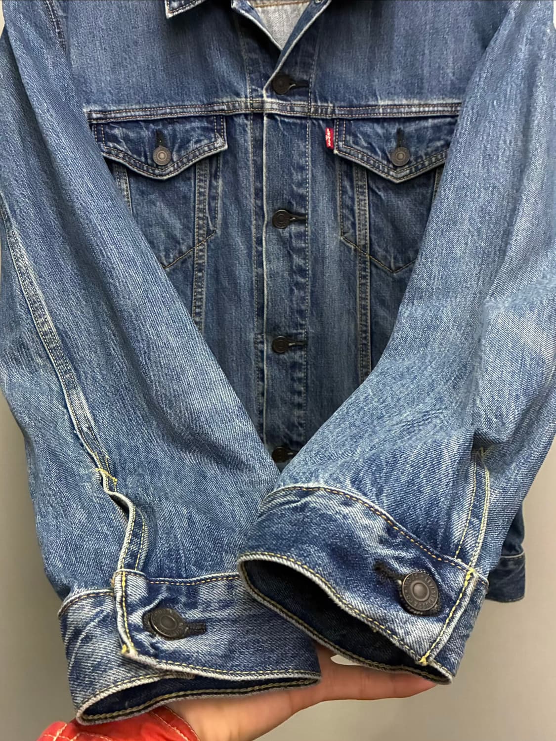 (L)리바이스 3세대 72334 중청 데님 트러커자켓 데님자켓 청자켓 상품이미지7