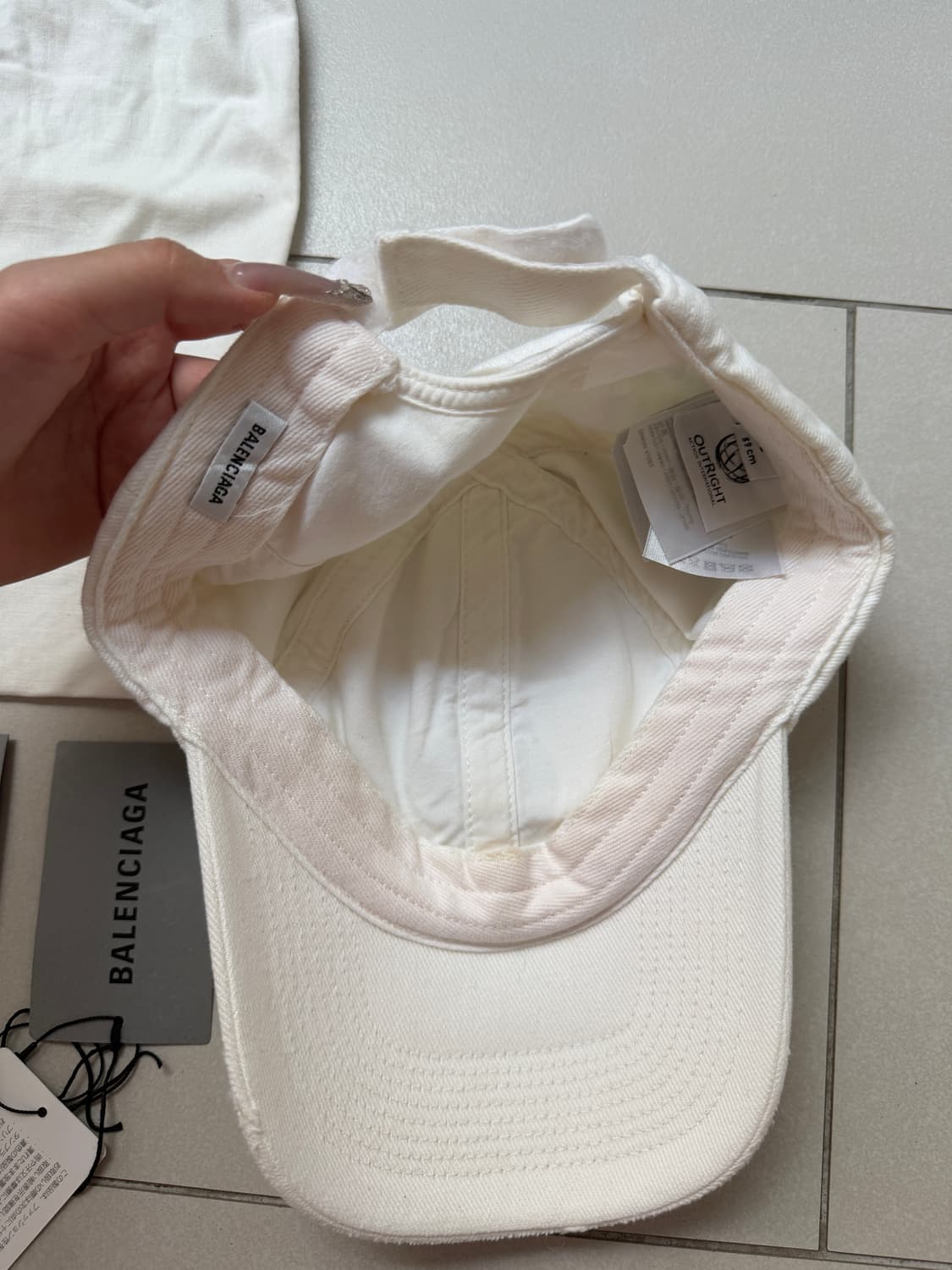 발렌시아가 캡모자 상품이미지3