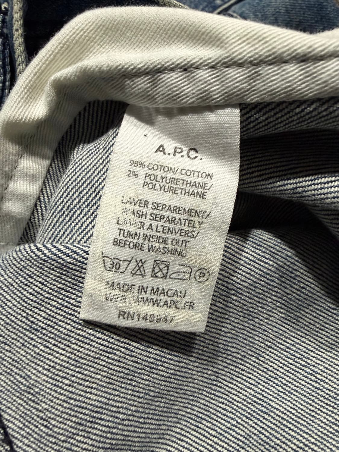 A.P.C. 아페쎄 데님자켓 상품이미지5