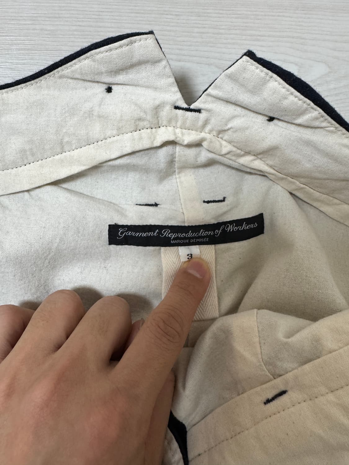 가먼츠 리프로덕션 오브 워커스 서스펜더 팬츠 상품이미지3