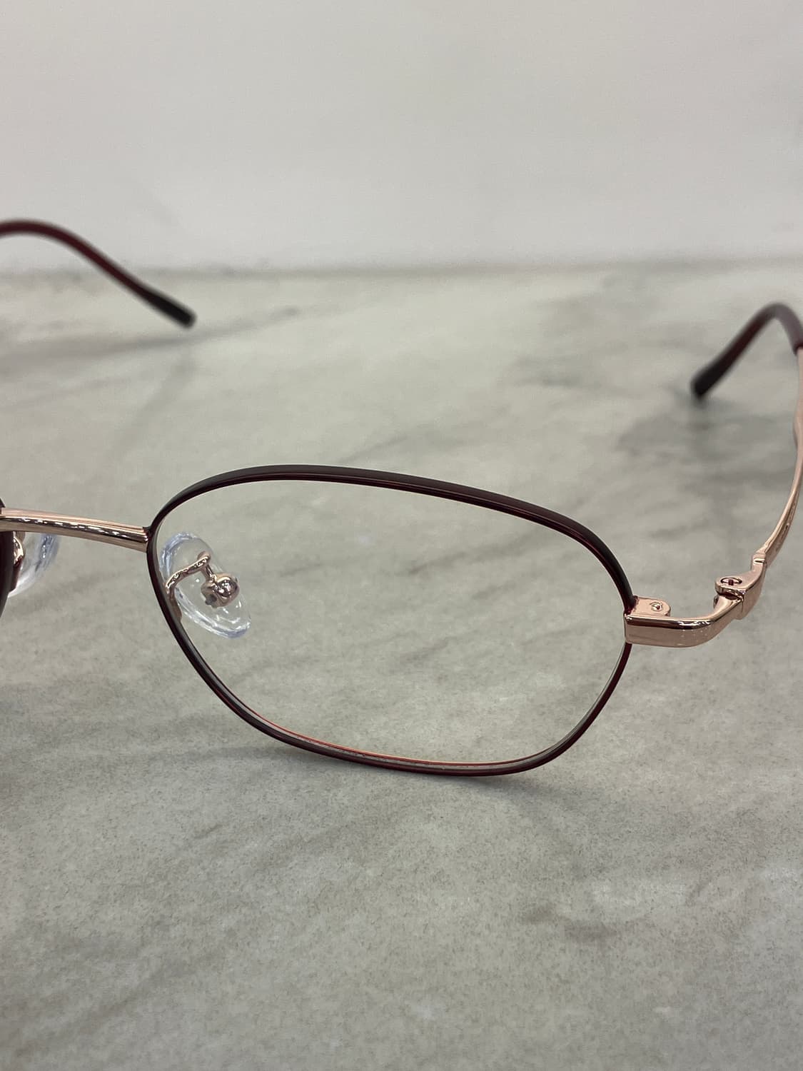 하츠 Hatz 레드 로즈골드 메탈테 안경 상품이미지6