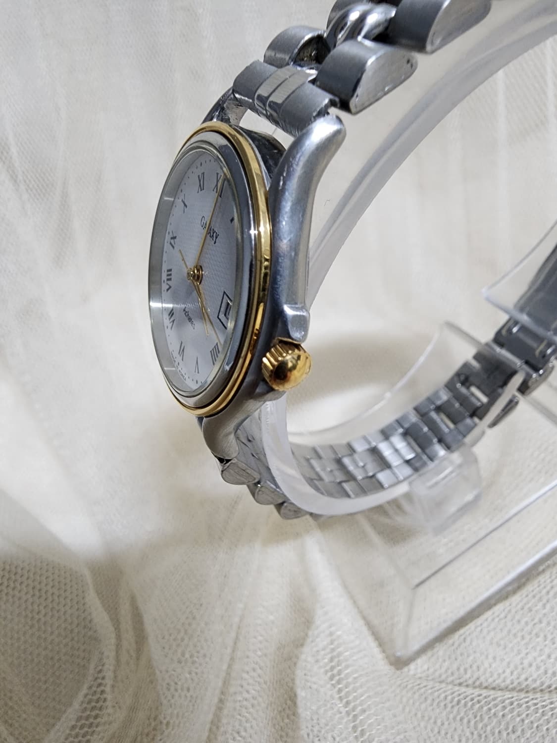 빈티지 갤럭시 Achates 쿼츠 여성콤비 시계 상품이미지4