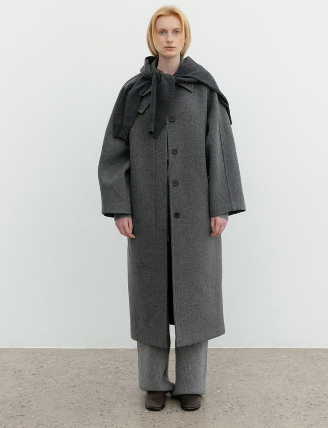 LFM 래글런 울 롱코트 Raglan Wool Long Coat 상품이미지1