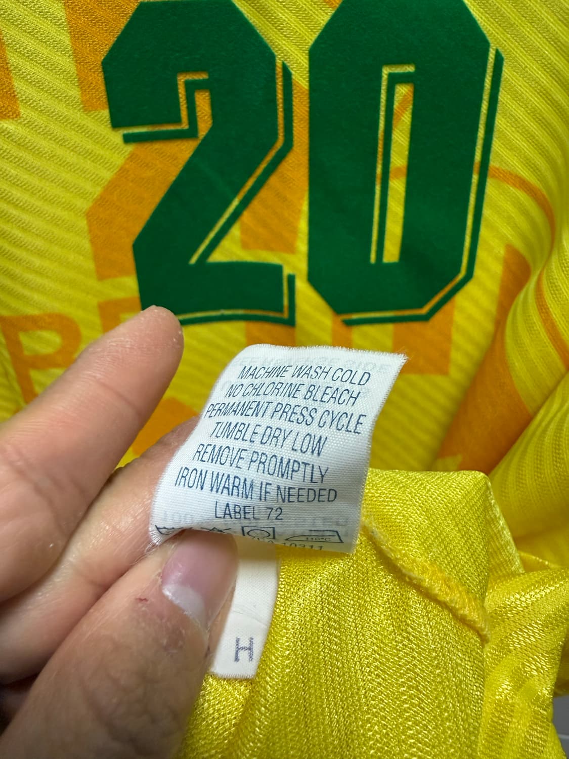 94-95 브라질 호나우두 유니폼 상품이미지3