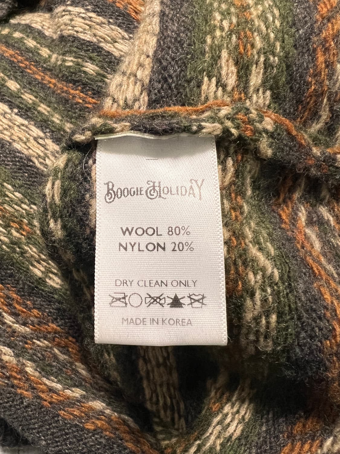 [부기홀리데이] 페어아일 니트 베스트 (브라운) 상품이미지3