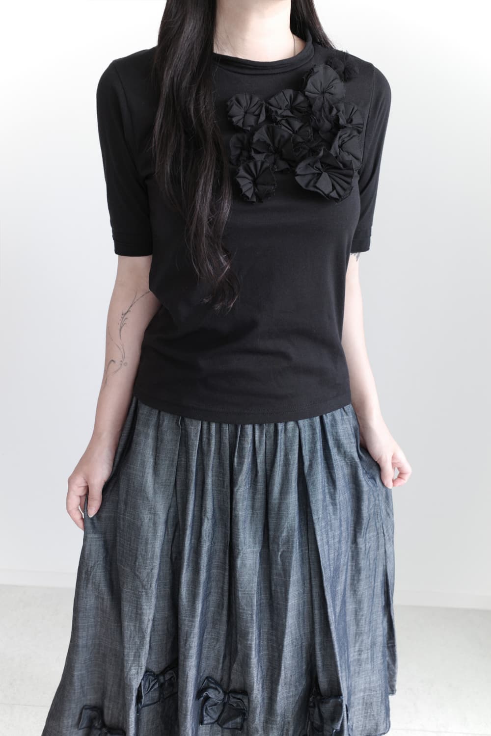flower half T  상품이미지5