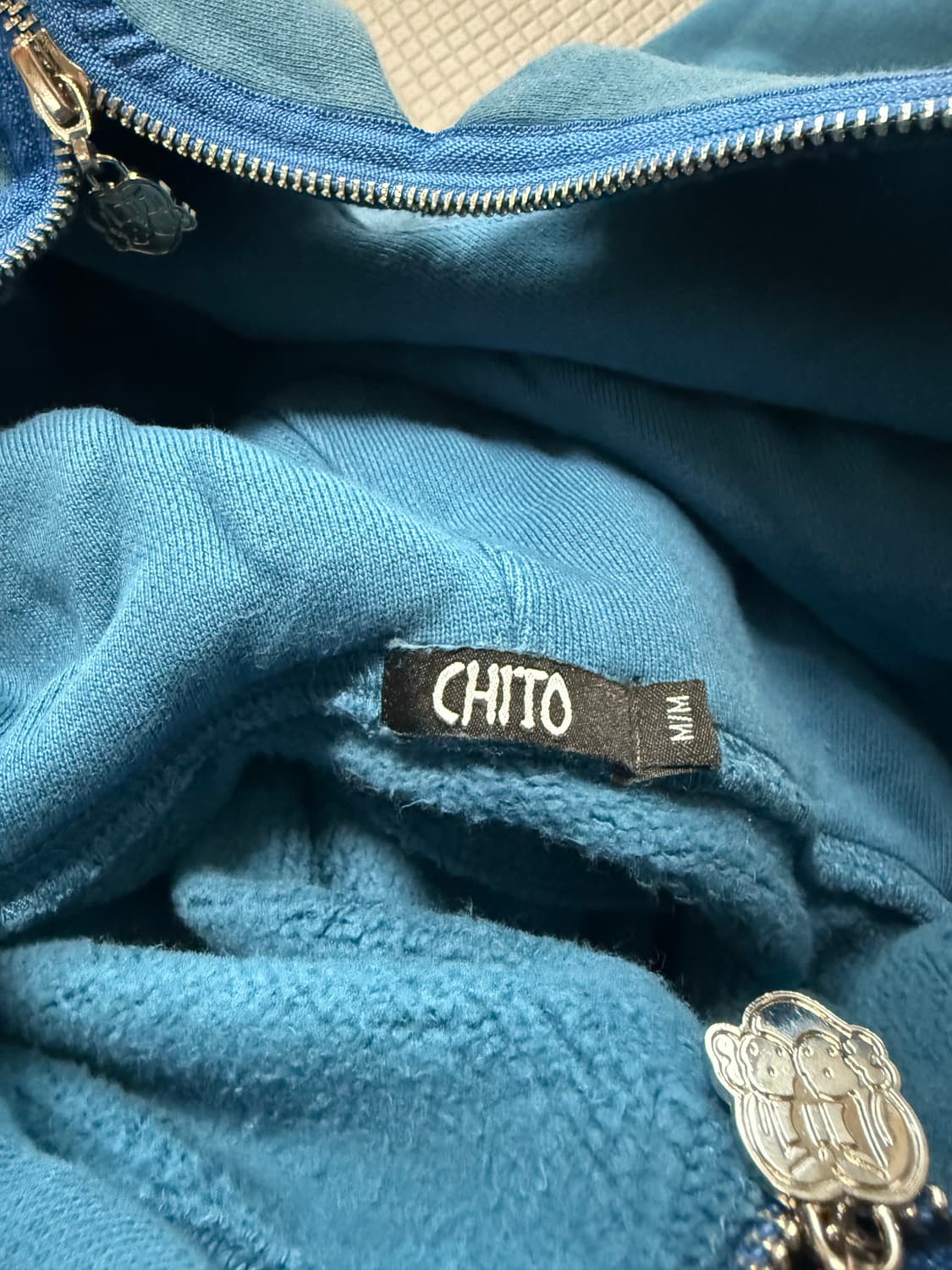 (M) CHITO 치토 라인스톤 김프 후드  상품이미지5