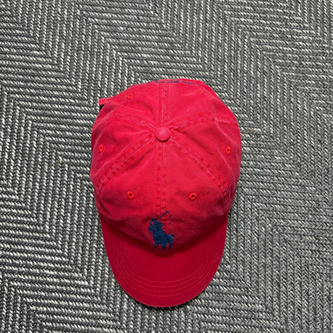 폴로 랄프로렌 레드 볼캡(OS) 상품이미지2