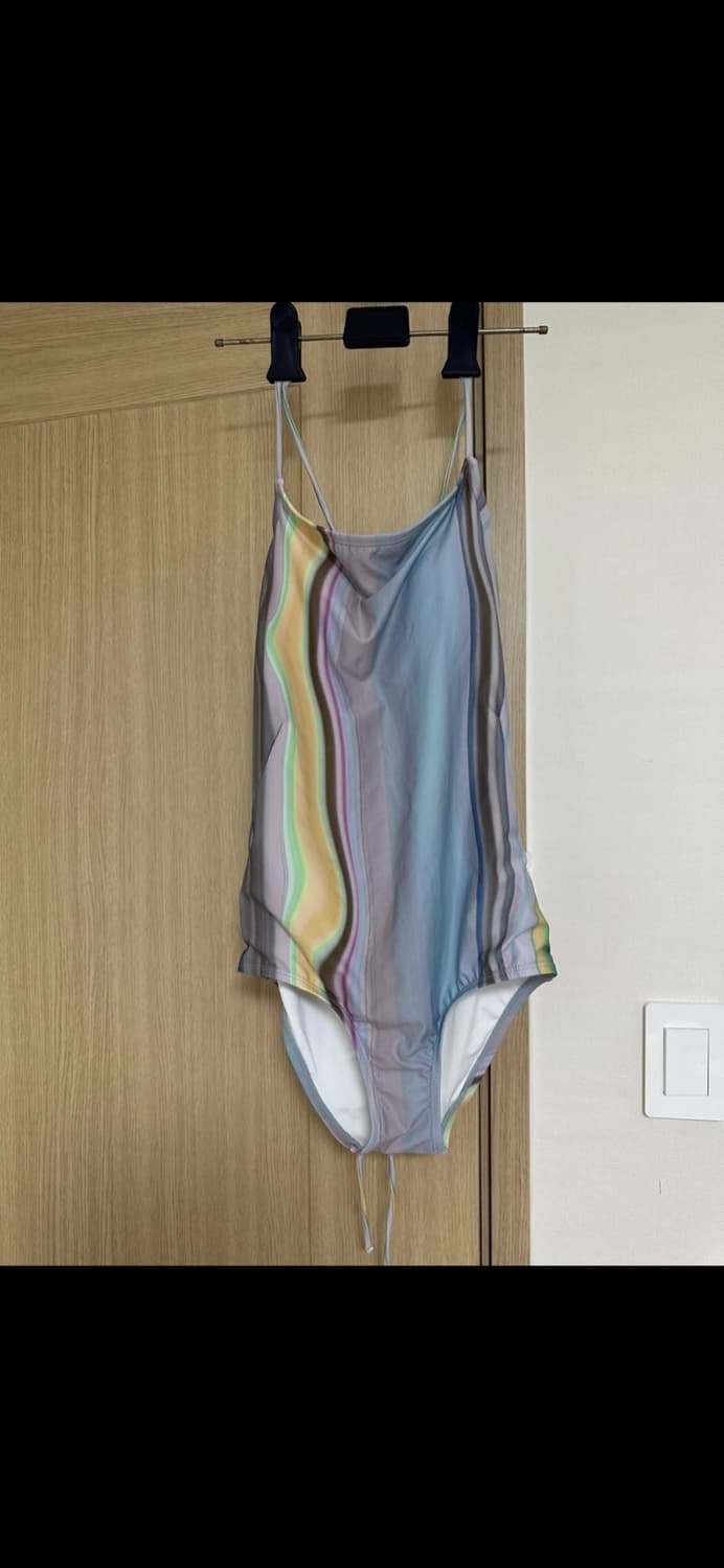 파이시스 홀로그래픽 원피스 수영복 스카이블루 상품이미지2