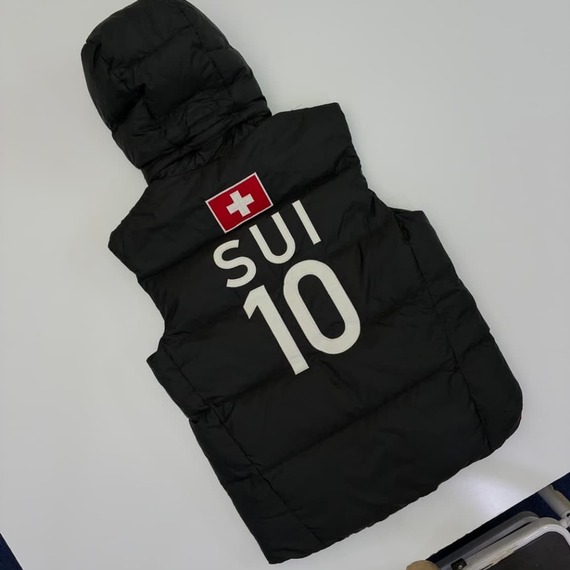 폴로 랄프로렌 자수 스위스 블랙 푸퍼 베스 트 패딩 상품이미지4