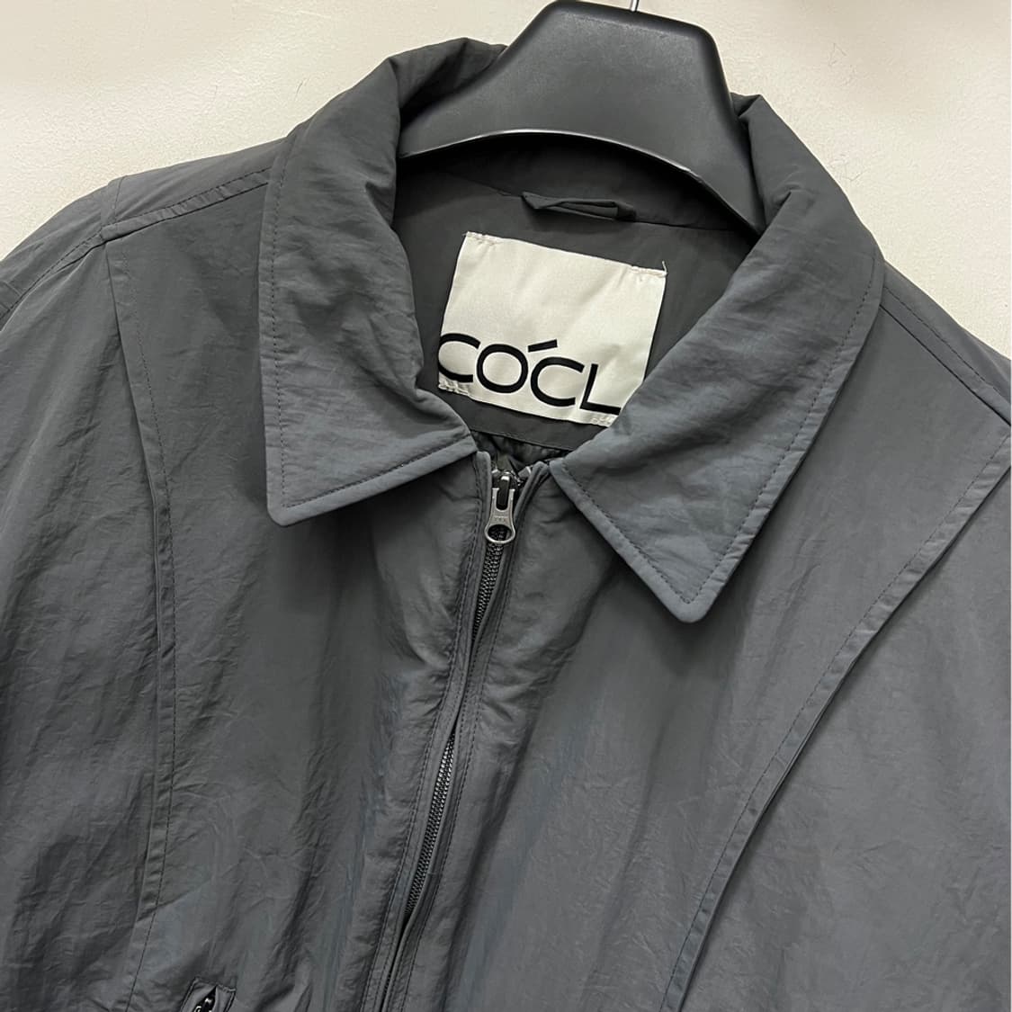 커스텀어클락 오버핏 커브드 투웨이 항공 패딩 점퍼 M 상품이미지3