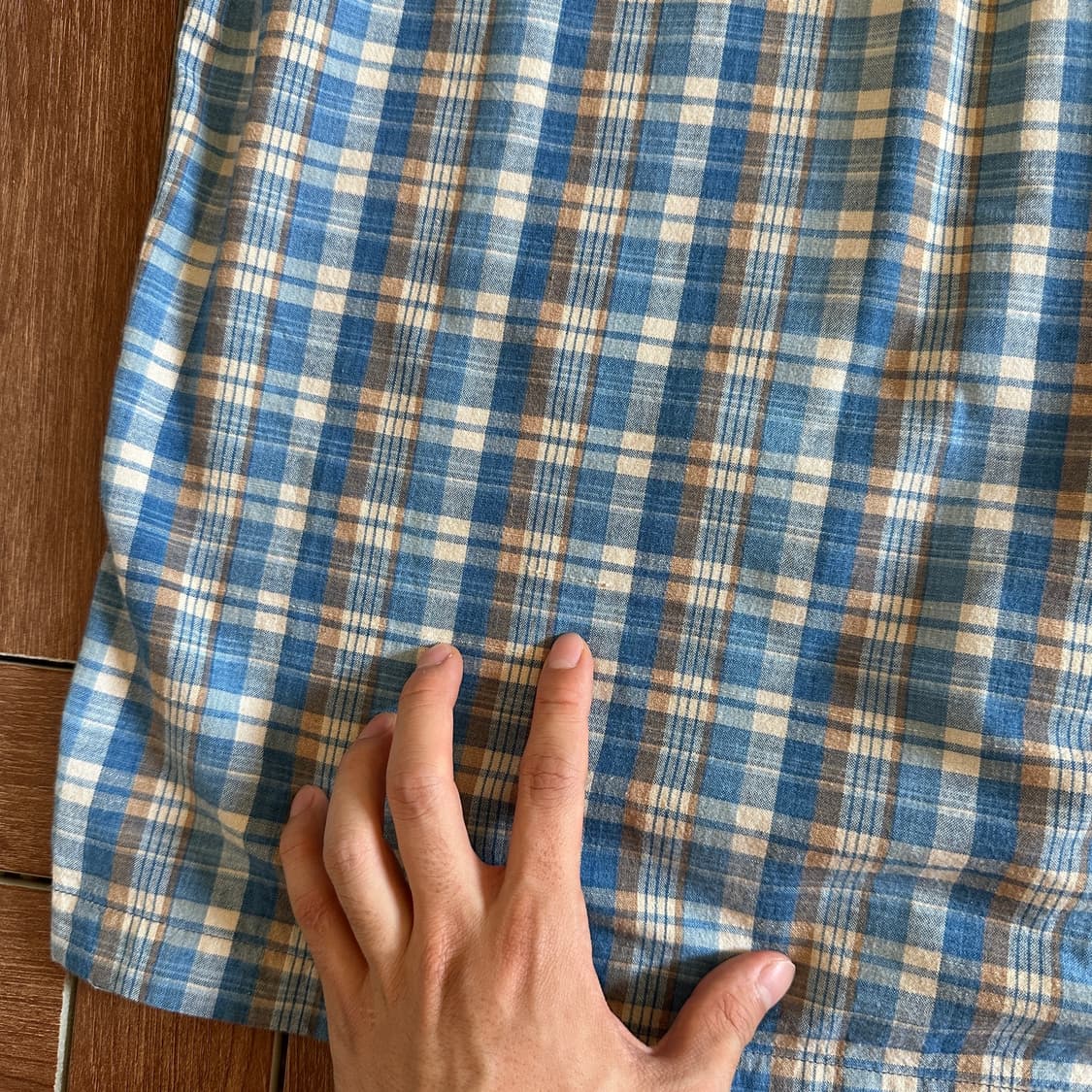 Gotariku Sport check cotton 1/2 shirts 상품이미지10