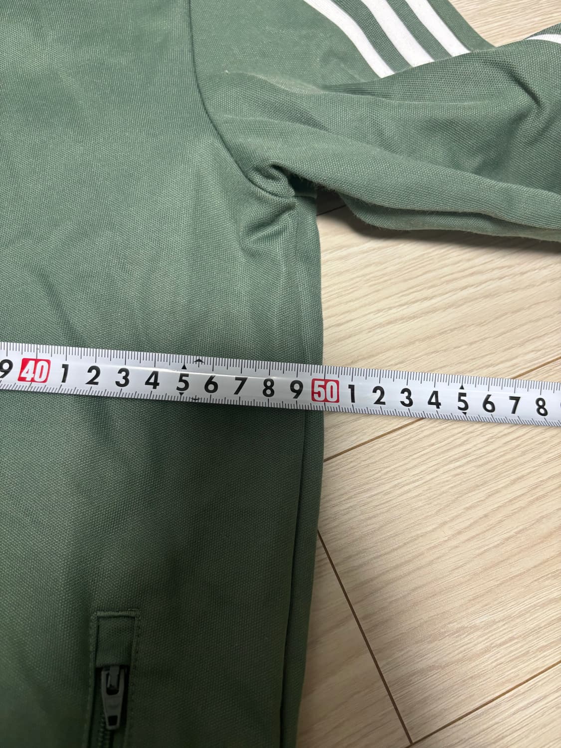 아디다스 베켄바우어 카키 말차 트랙탑 져지 상품이미지3