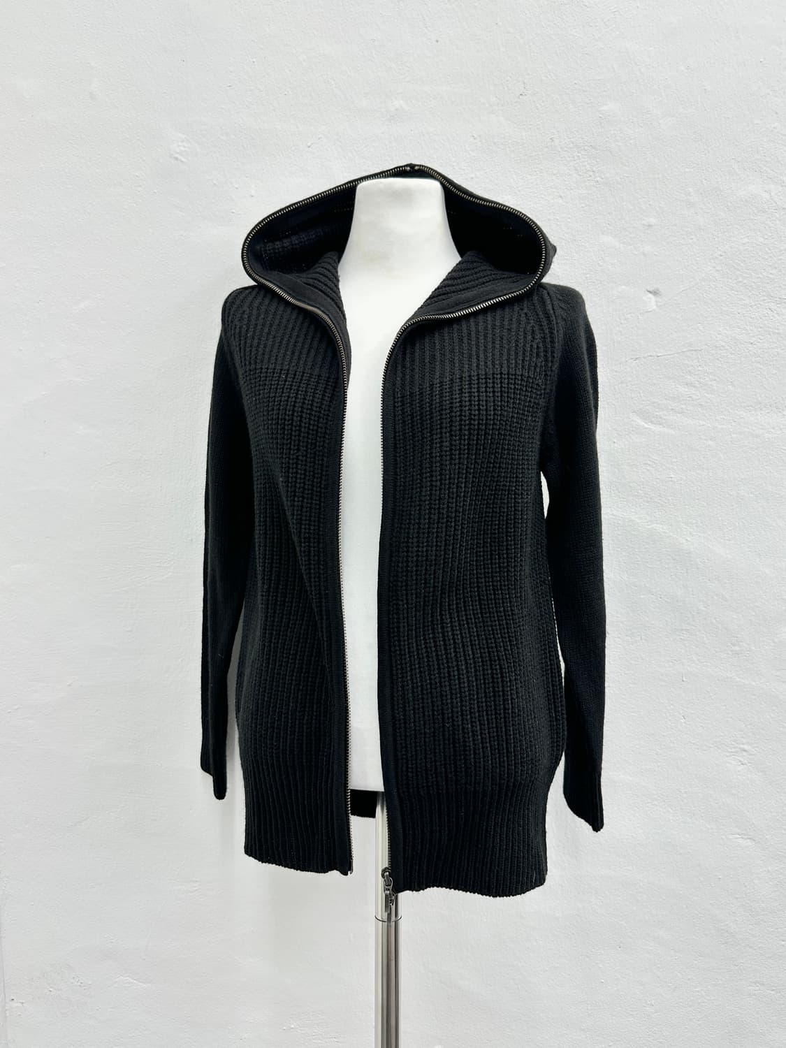 Japanese vintage knit hood full zip 상품이미지1