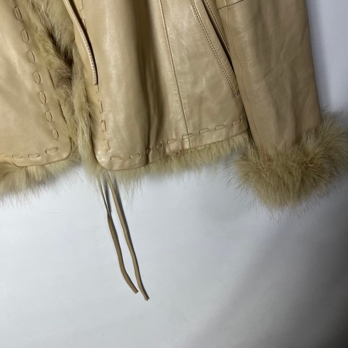 [Balmain] 90's 발망 재팬 램스킨 폭스퍼 자켓 상품이미지4