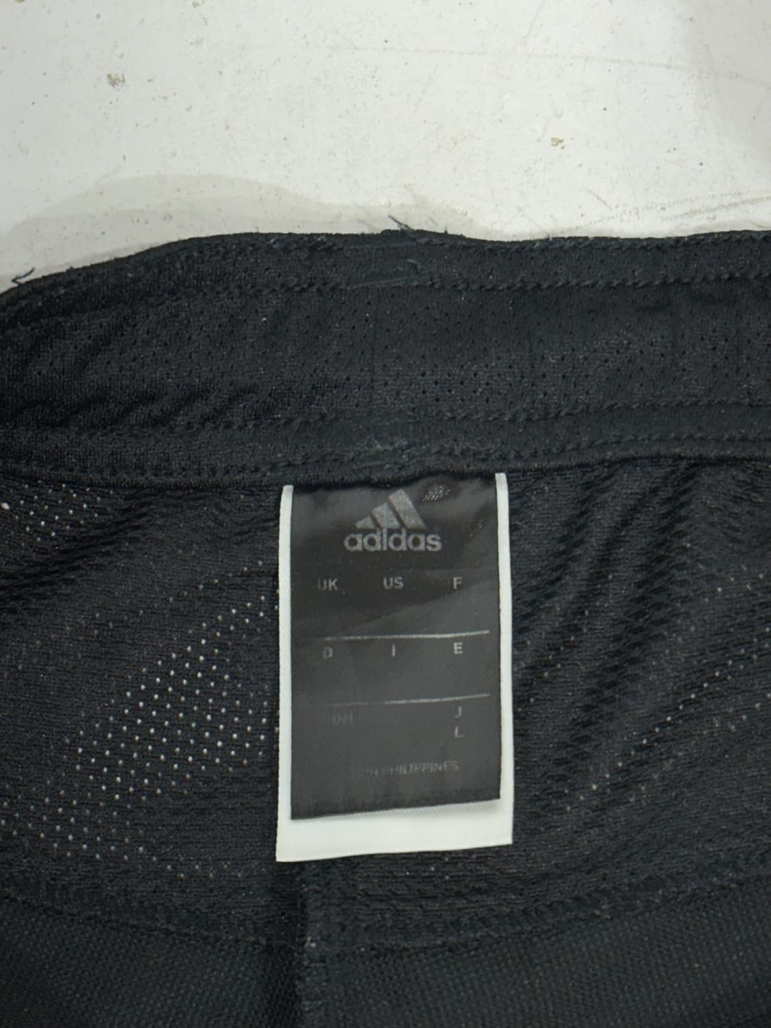 아디다스 블랙 와이드 사선 포인트 화이트 삼선 트랙 팬츠 L 상품이미지7