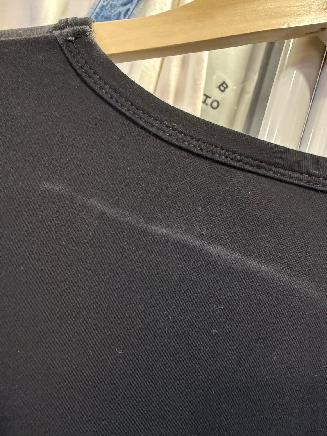 에이치덱스 머슬핏 카고 반팔티 블랙 상품이미지5