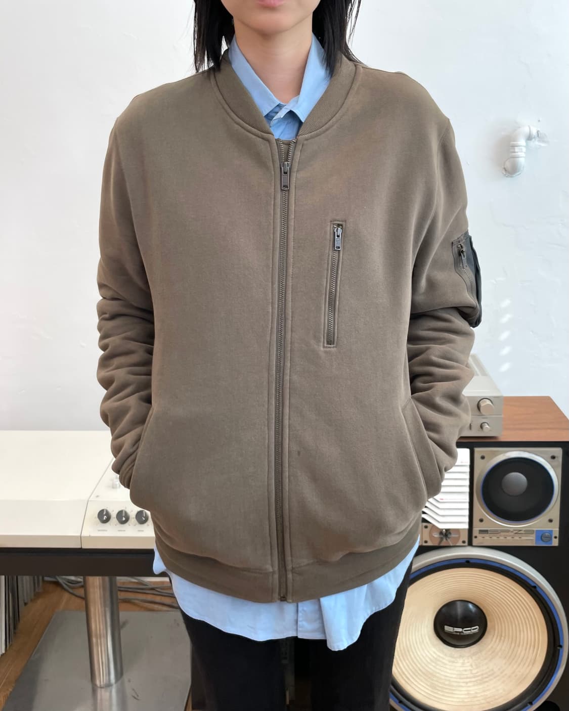 [S] 마크제이콥스 스웨트 봄버 자켓 상품이미지2