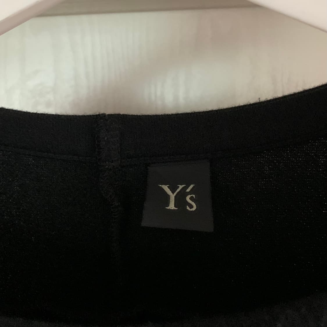 Y’s 요지 야마모토 블랙 비대칭 가오리핏 와이즈 상품이미지5
