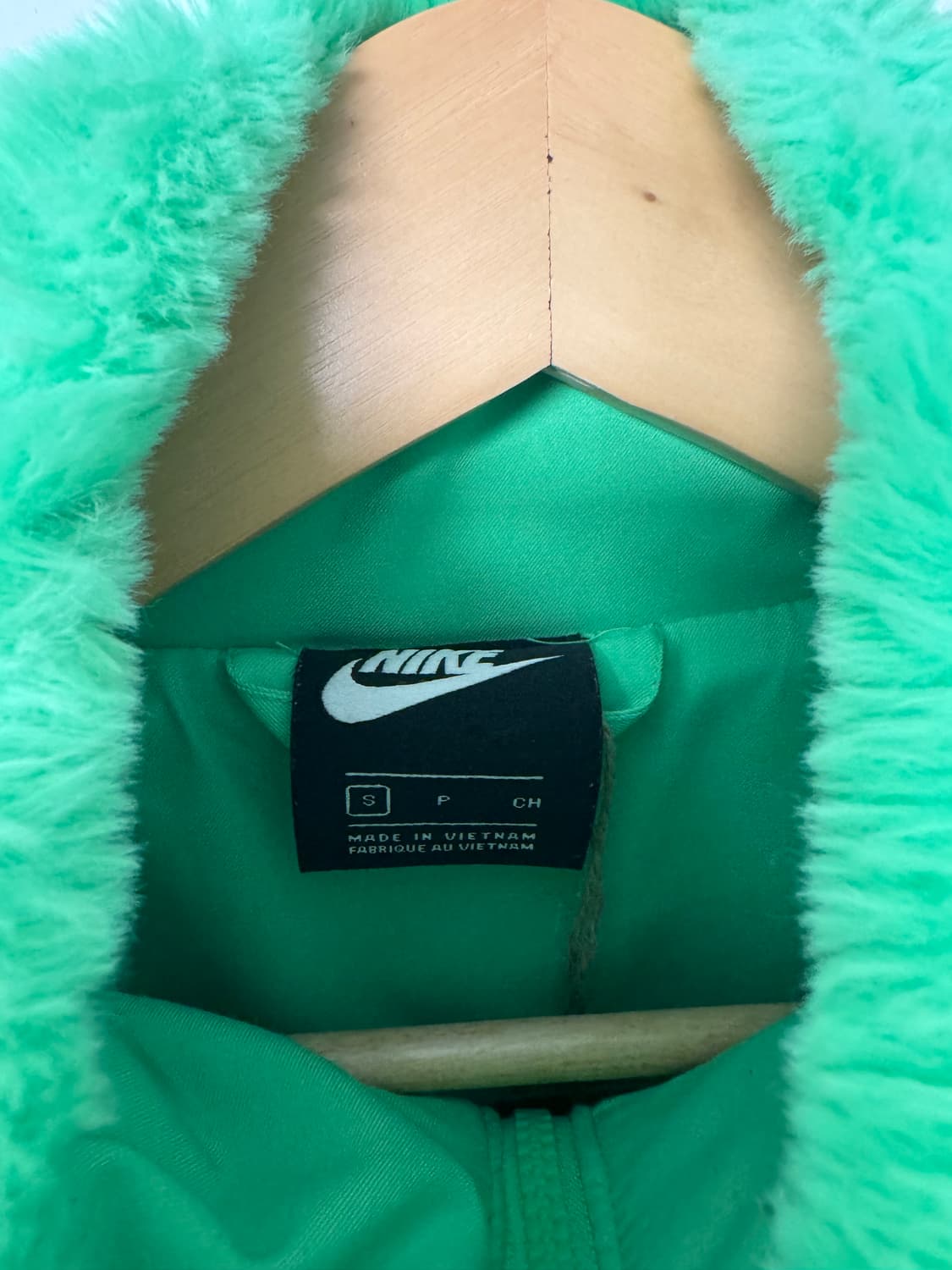 나이키 빅 스우시 플러시 후리스 뽀글이 풀 집 자켓 퍼 자켓S 상품이미지5