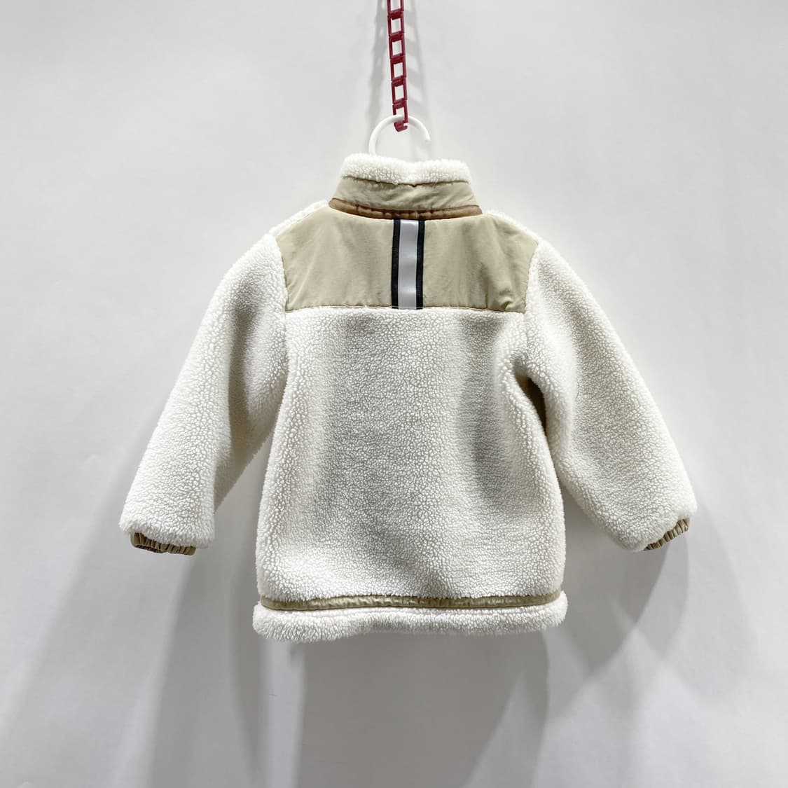 뉴발란스 키즈 플리스집업자켓 베이지 100 상품이미지2