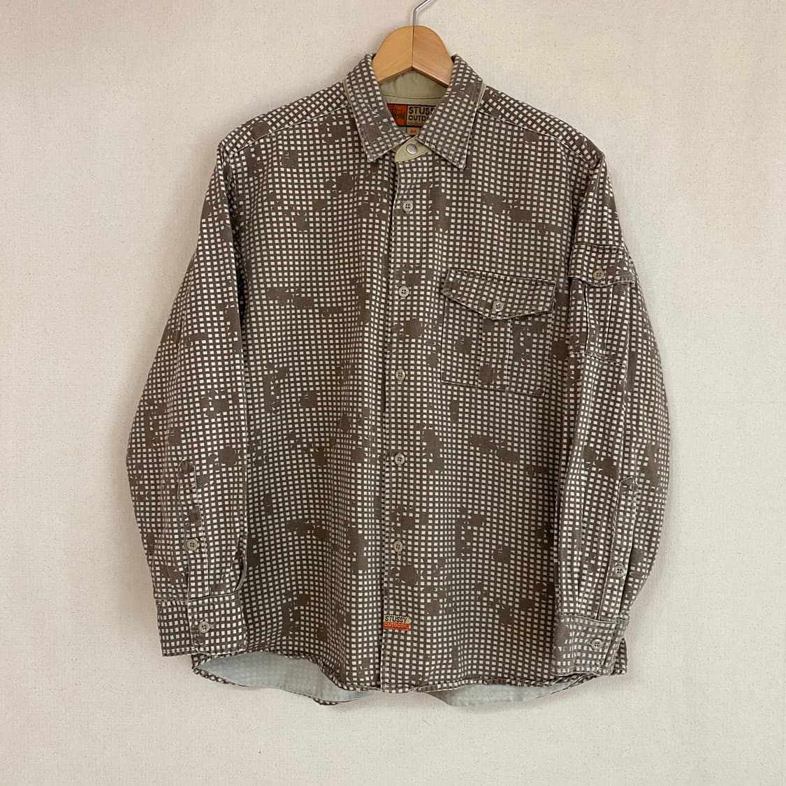 (M) stussy 스투시 아웃도어 밀리터리 셔츠 상품이미지1