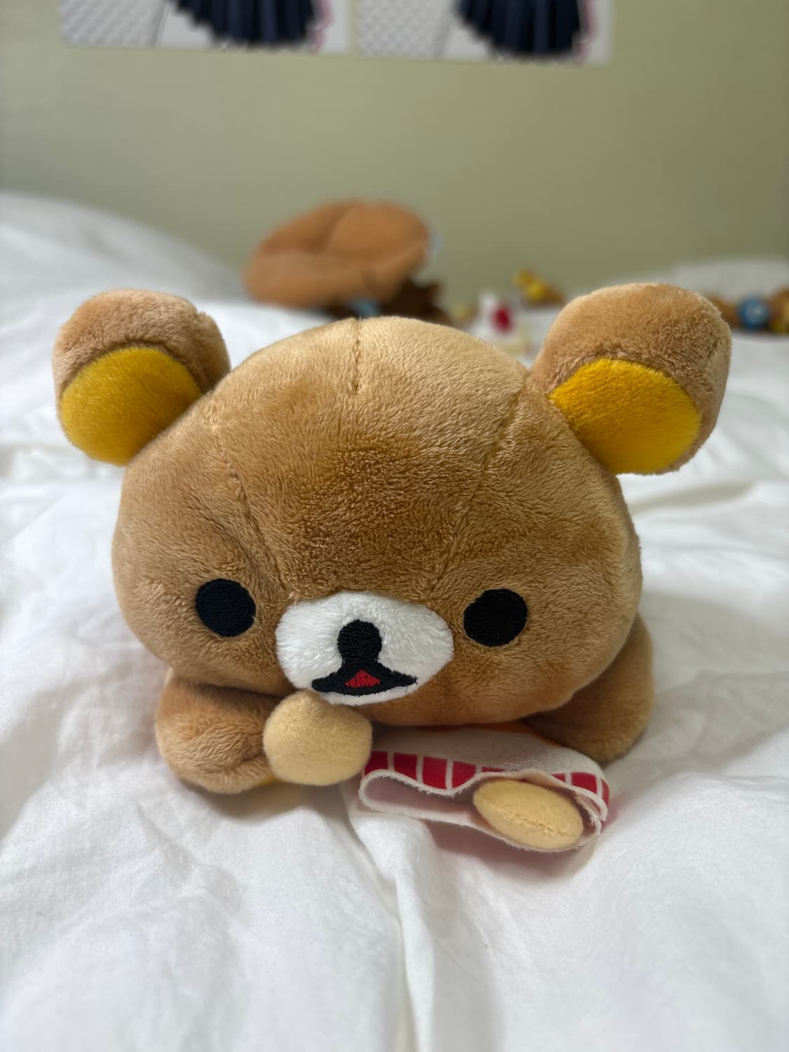 고전 희귀 ) 과자 먹으면서 뒹굴 리락쿠마 상품이미지1