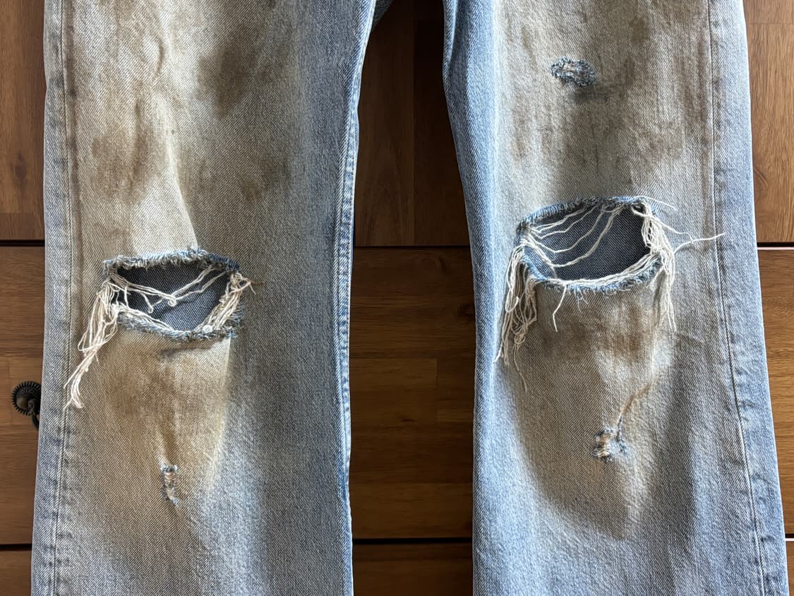 [30X30] 아크네스튜디오 2021M 루즈핏 데님 팬츠 상품이미지5