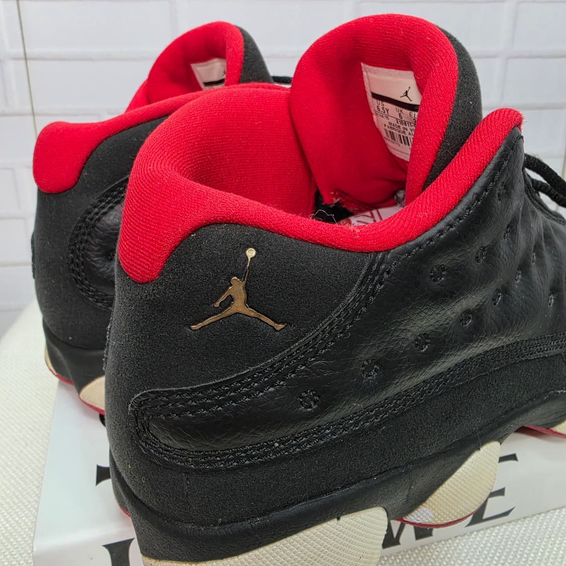 조던 13 레트로 로우 브레드 화이트 스니커즈 운동화 신발 245사이즈 상품이미지4