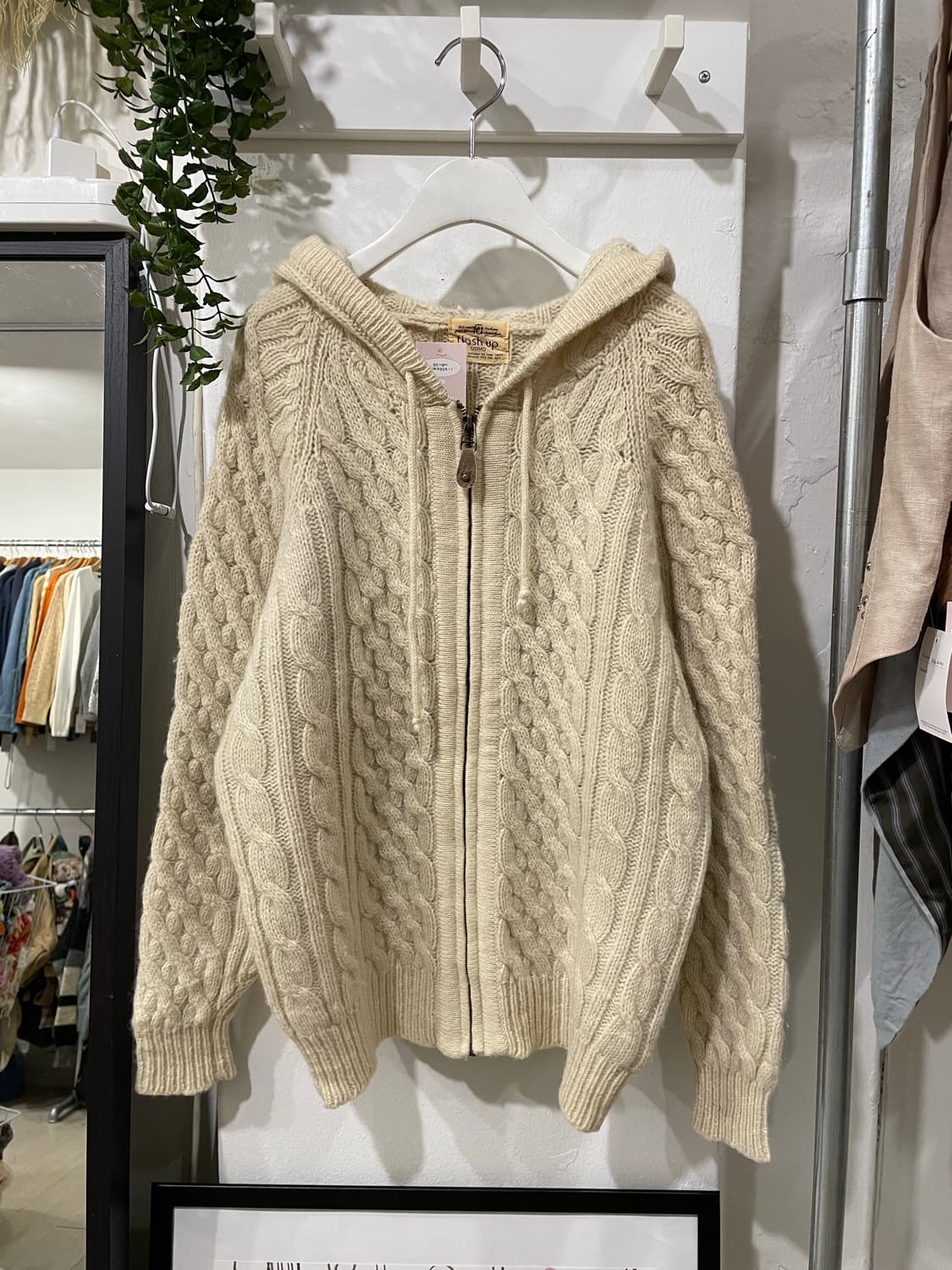 flash up wool hoodie cardigan 상품이미지8