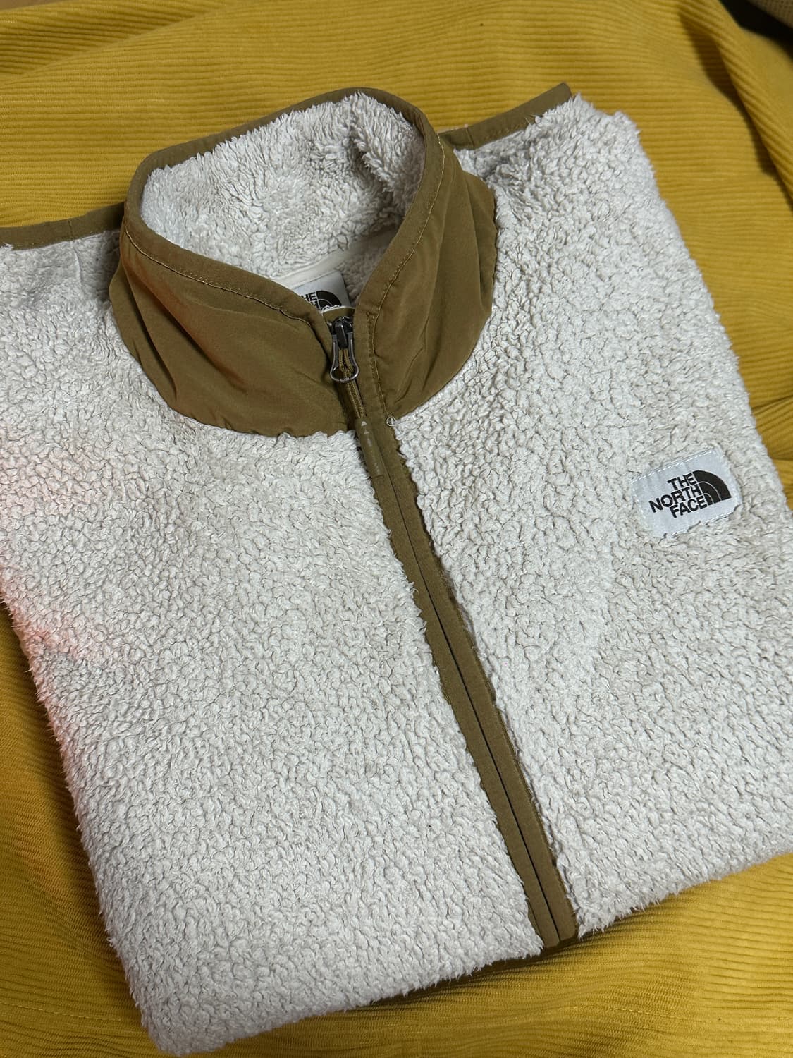 노스페이스 플리스 집업 자켓 후리스 아이보리/XL/105 상품이미지1