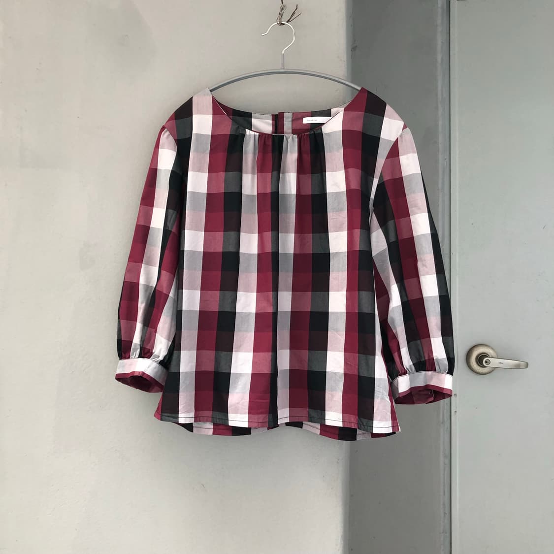 check blouse 상품이미지1