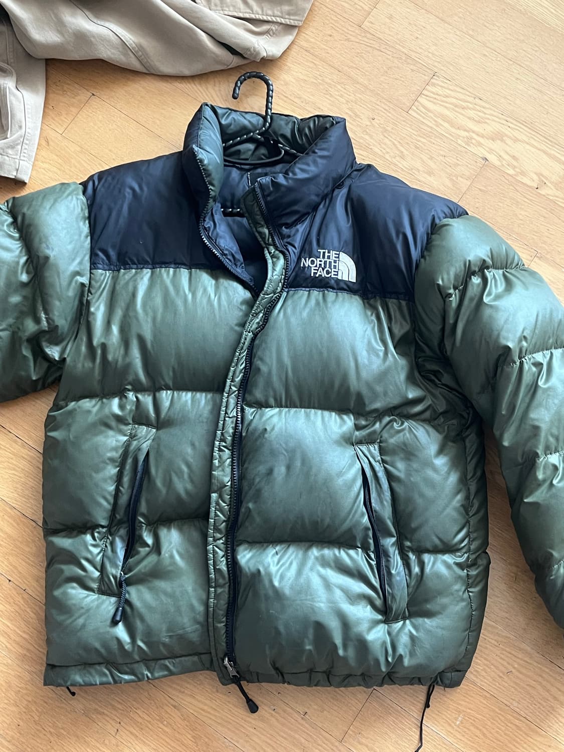 90s 노스페이스 센터로고 패딩 상품이미지1