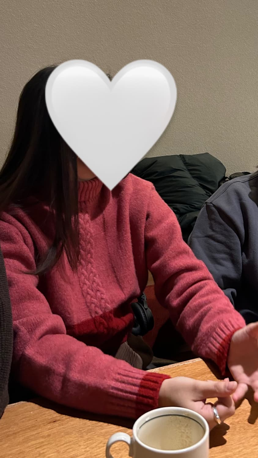 Sakk 투톤 케이블 니트 상품이미지3