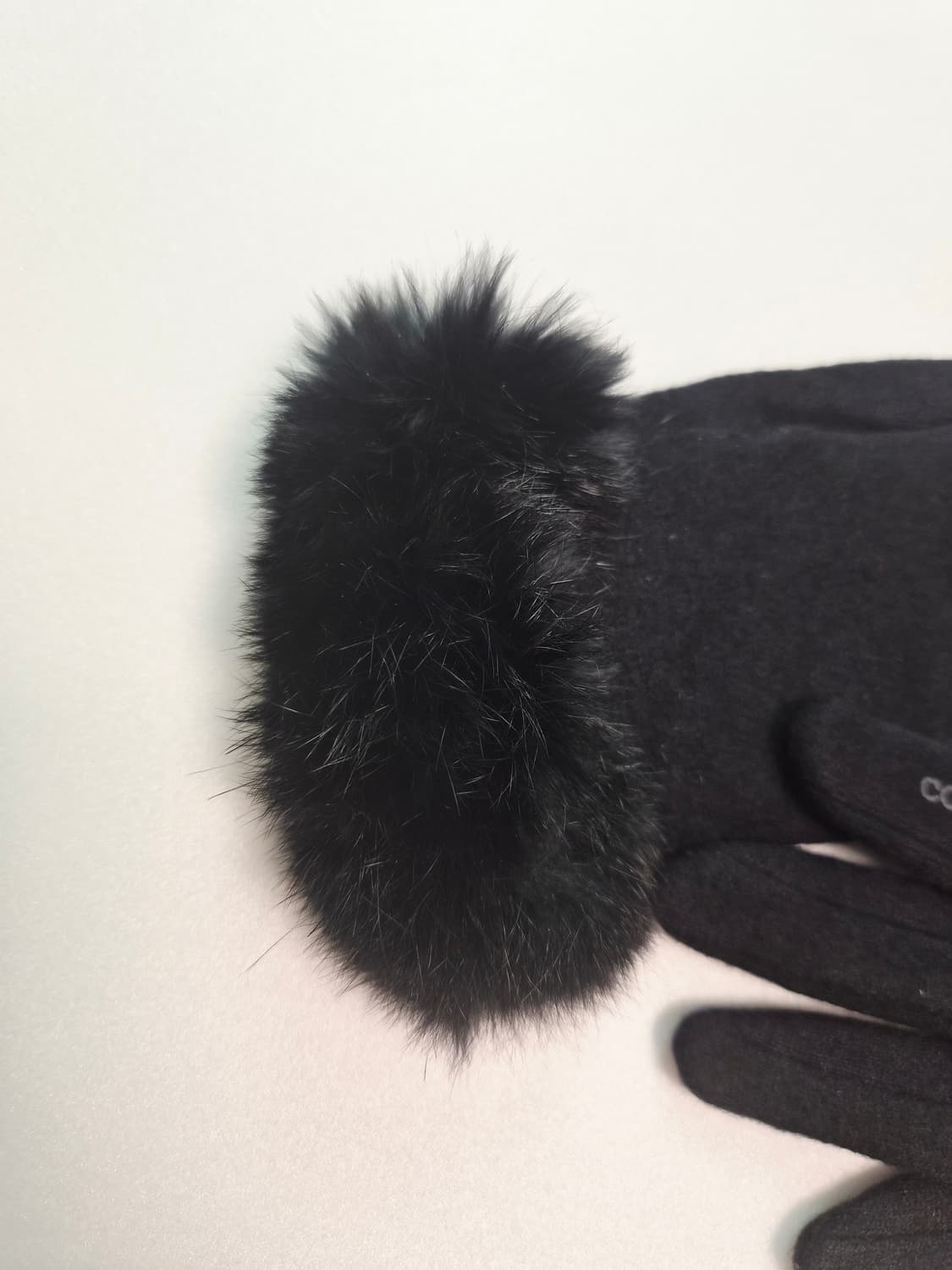 꾸레쥬 모직 토끼털 여성 장갑 상품이미지4